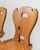 Vintage Folk Style Wooden Farmhouse Chairs, 1960s, Set of 3 For Sale - Image 9 of 12