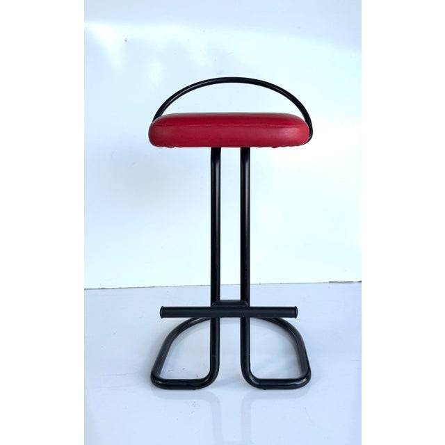 Vintage Postmodern Counter Stools For Sale - Image 4 of 12