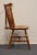 Late 20th Century Ethan Allen Heirloom Nutmeg Maple Fiddleback Windsor Dining Side Chair 10-6020 For Sale - Image 5 of 11