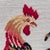 Vintage Roosters Needlepoint Traditional Americana Art For Sale - Image 4 of 11