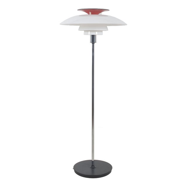 Danish PH 80 Floor Lamp by Poul Henningsen for Louis Poulsen, 1970s For Sale
