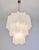 Large Three-Tier Venini Murano Glass Tube Chandelier in Etched Glass, 1990s For Sale - Image 4 of 16