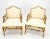 Faux Bamboo New Virgin Wool Upholstery Lounge Arm Fire Side Chairs - A Pair For Sale - Image 4 of 12