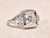 Silver The Rebecca: Ladies 18 Karat White Gold Filigree engagement ring set with 1.30 Carat European Cut Diamond For Sale - Image 8 of 13