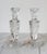 Hollywood Regency Vintage Italian Crystal Taper Candle Holders For Sale - Image 3 of 11