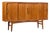 Kurt Østervig Style Mid Century Danish Sculptural Teak High Credenza For Sale
