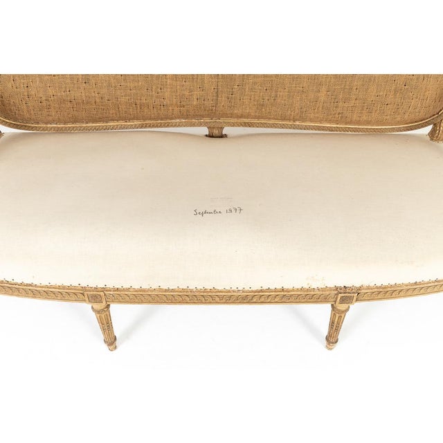Large 19th Century French Giltwood Sofa For Sale - Image 6 of 12