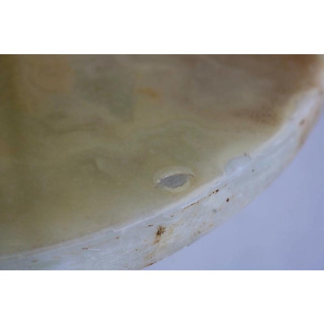 Italian Hollywood Regency Brass and Marble Hall Tree Coat Rack with Twisted Column, 1950s For Sale - Image 9 of 14