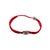 Red Men's Sterling Silver Evil Eye Charm Red Rope Hope Bracelet For Sale - Image 8 of 9