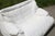Vintage Sofa in Foam and White Fabric, 1970s For Sale - Image 11 of 14