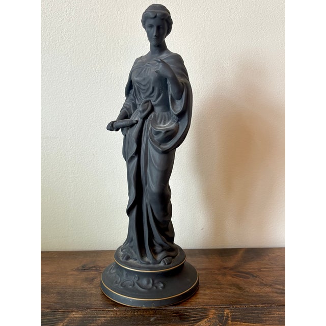Ceramic Late 20th Century Jasperware Classical Statue For Sale - Image 7 of 9