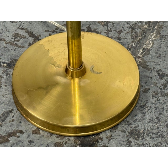 Serena & Lily Claremont Brass Floor Lamp For Sale - Image 10 of 12