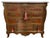 Wood Vintage French Style Japanese Tansu Painted Bronze & Marble Top Commode Dresser For Sale - Image 7 of 18