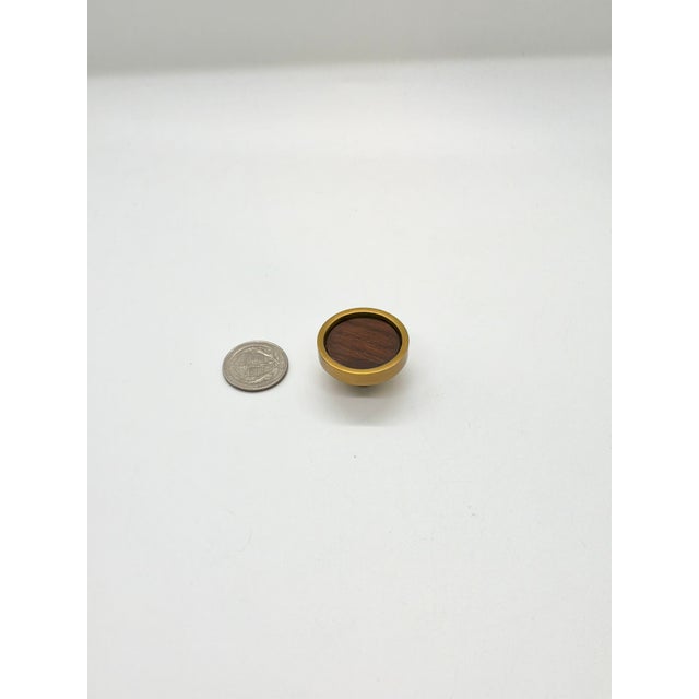 Hickory Chair Co Knob Wood/Brass. Classic/Modern Design.