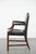Antique English Gainsborough Chair in Wood and Black Cowhide For Sale - Image 5 of 17