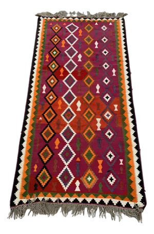 Vintage Lori Wool Kelim Rug