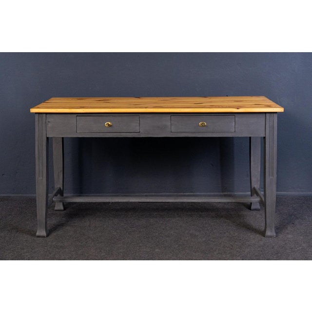 Object: Work table/desk Epoch & style: Art Nouveau - beginning of the 20th century Features - practical & authentic...