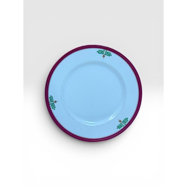 Antique Richard Briggs Boston Neoclassical Dessert Service With Gold Gilt Eight-Piece Set For Sale - Image 10 of 18