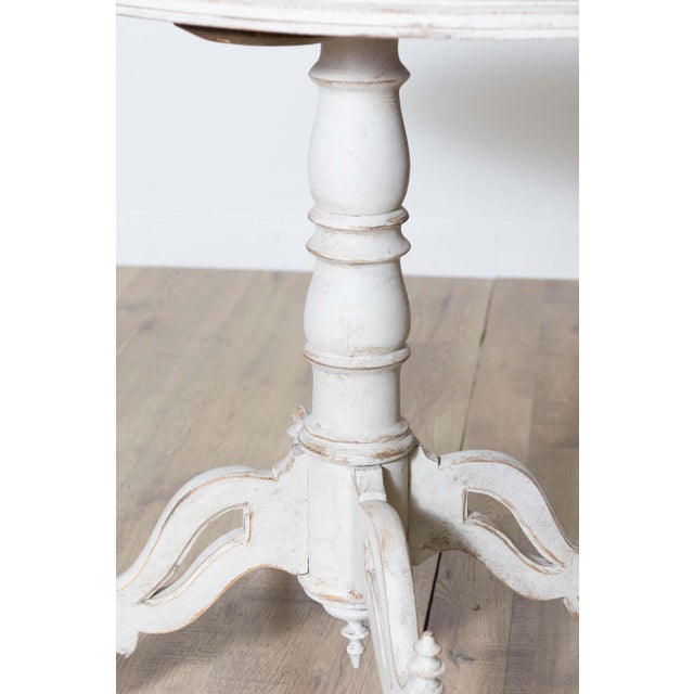 Wood 20th Century Swedish Pedestal Table For Sale - Image 7 of 8