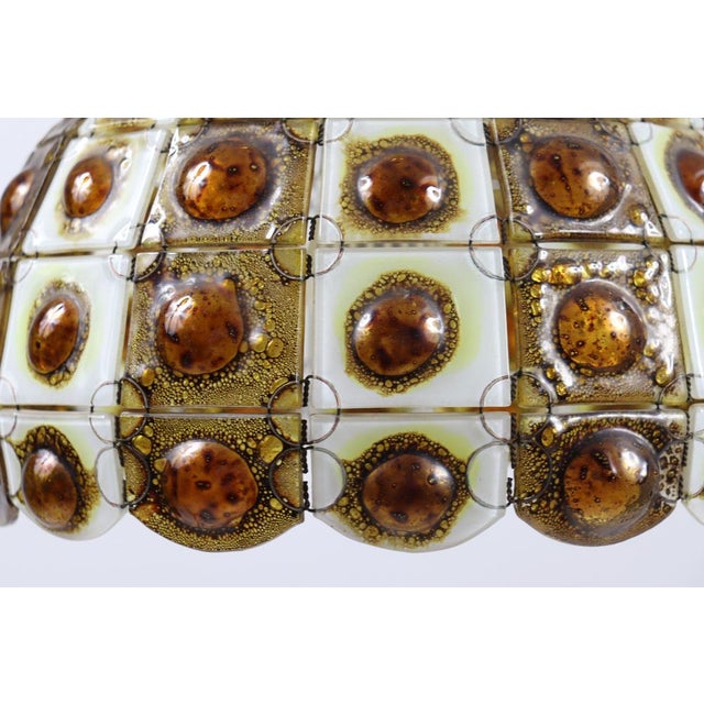 Metal Brutalist Ceiling Lamp by Felipe Delfinger for Feders, 1970s For Sale - Image 7 of 15