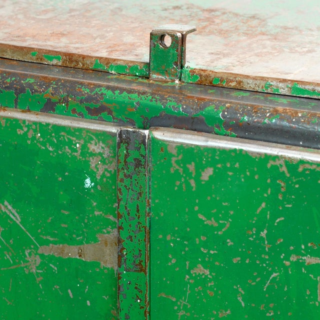 Vintage Industrial Cabinet in Iron, 1970s For Sale - Image 14 of 16