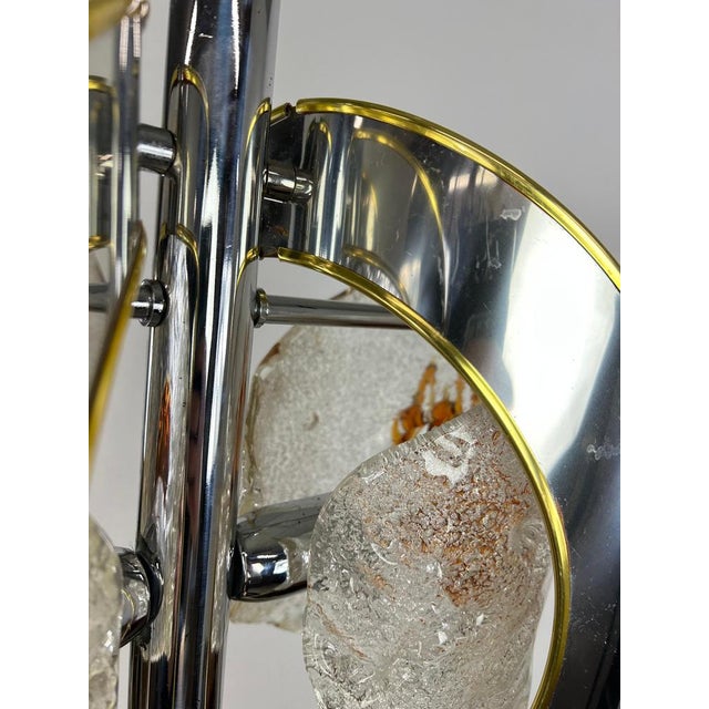 Mid-Century Modern Hanging Lamp attributed to Toni Zuccheri for VeArt, 1970s For Sale - Image 8 of 13