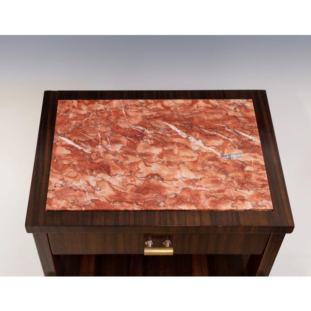 Mid-Century Modern Italian Bedside Cabinets, 1950, Set of 2 For Sale - Image 4 of 16