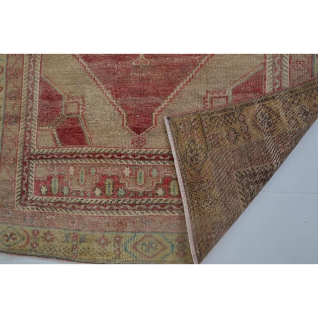 Turkish Oushak Vintage Area Carpet For Sale - Image 10 of 10