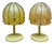 Art Nouveau Table Lamps in Fiberglass, 1970, Set of 2 For Sale