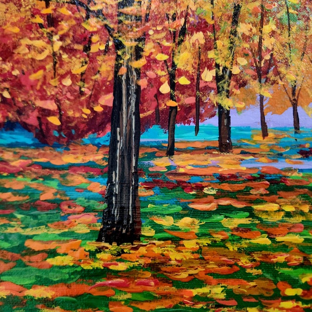 Early 21st Century Impressionist Original Oil on Canvas Painting #4 For Sale - Image 5 of 8