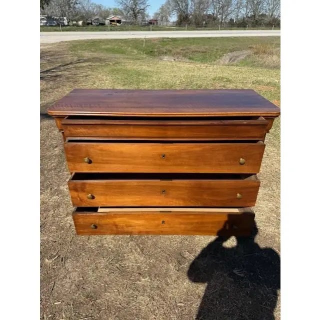 19th Century Louis Philippe Solid Walnut Chest of Drawer / Commodes For Sale - Image 11 of 18