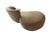 RH (Restoration Hardware) Copenhagen Right Arm Asymmetrical Sofa – Camel Performance Velvet | Open Box — Sculptural Form...