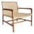 Artesia Porto Wood Framed Patio Occasional Chair For Sale