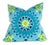 Soleil Pillow Cover in Aqua Blue, Indoor Outdoor Pillow - 20x20 For Sale
