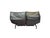 Veranda Three-Piece Sofa by Vico Magistretti for Cassina, 1980s For Sale - Image 3 of 12