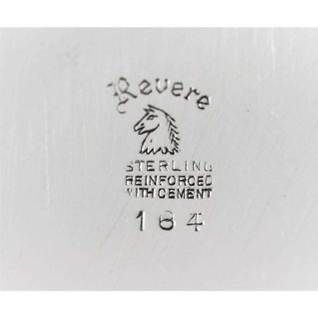 1960s Colored Glass and Sterling Bowl For Sale - Image 5 of 6