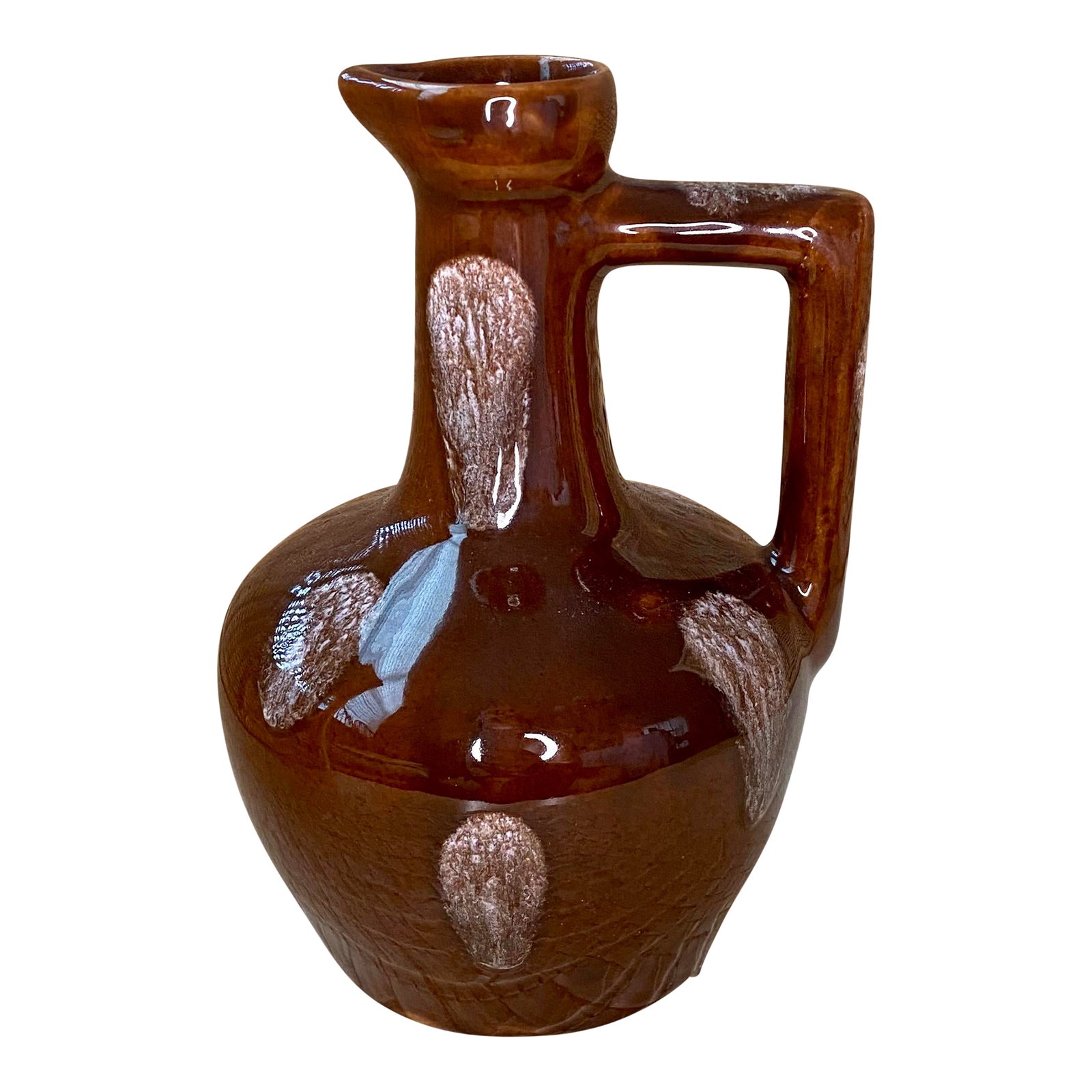 Vintage French Liqueur Decanter by Leroux Pottery Chairish