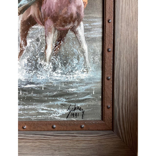 American Harry Schaare (1922-2008) "Drifter's Luck", 1991 For Sale - Image 3 of 3