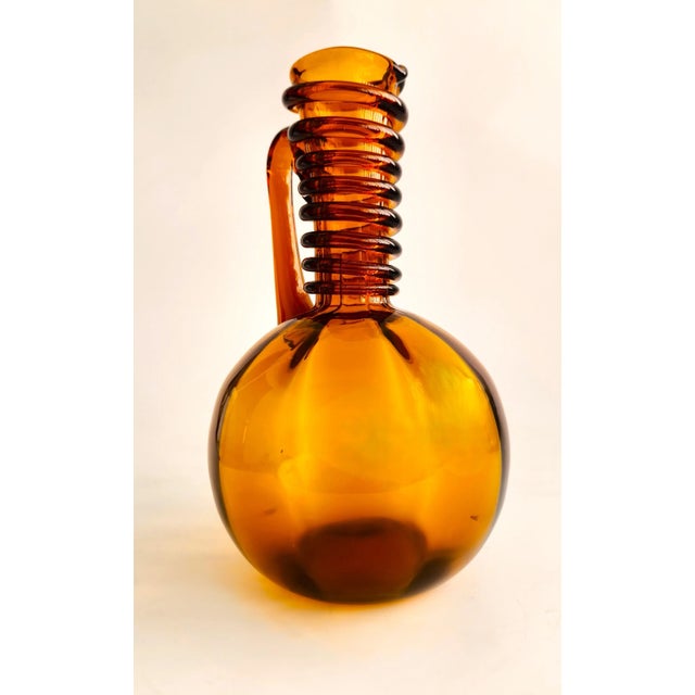 Gordiola Mallorca Blown Glass Vase, 1950s For Sale - Image 10 of 14
