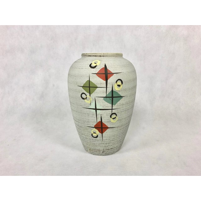Mid-Century Modern Ceramic Vase No 136/28 from Jasba Keramik, 1970s For Sale - Image 3 of 10