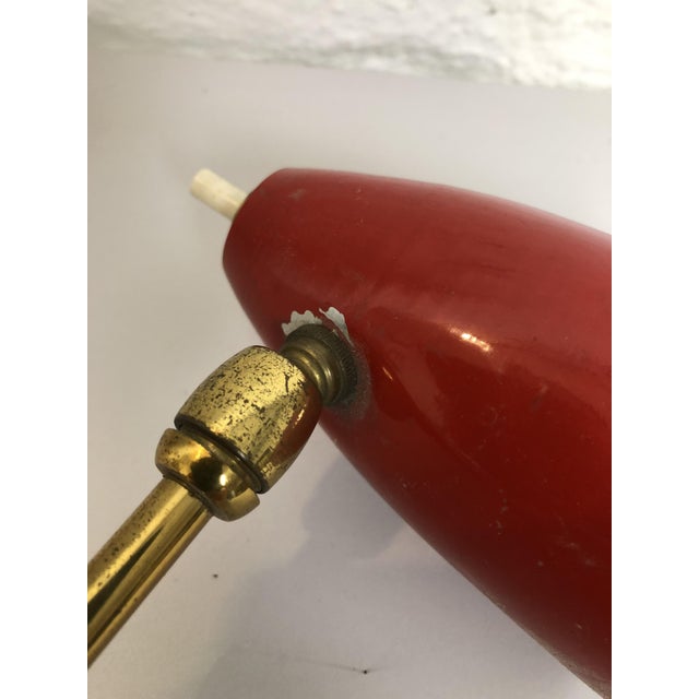 Small Vintage Italian Clamp Lamp, 1950s For Sale - Image 5 of 10