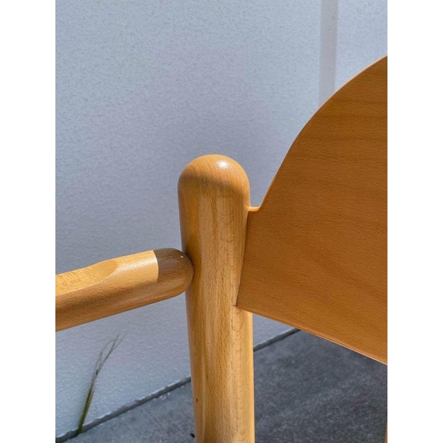 1970s Set of 4 1970s Attributed to Hank Lowenstein Padova Upholstered Arm Chairs For Sale - Image 5 of 9