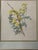 Antique Victorian Gilt Framed Floral Botanical Still Life Lithograph Print In very good original condition showing some...