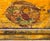 Distressed Yellowish Floral Graphic Mid Size Credenza Sideboard Cabinet For Sale - Image 10 of 10
