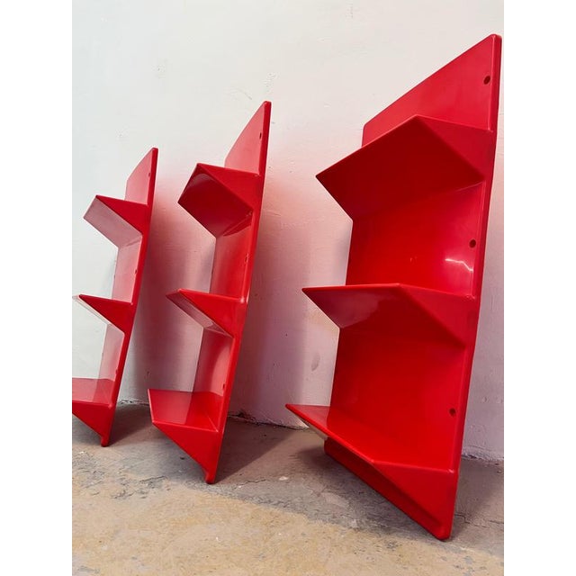 Ikea Red Kämpe Wall Shelf by Niels Gammelgaard for Ikea For Sale - Image 4 of 11