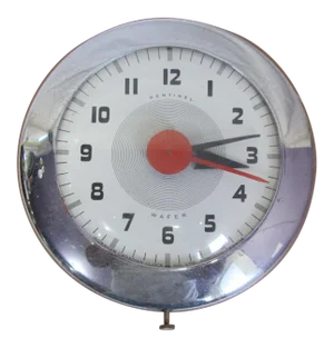 Ingraham Mid Century Modern "Sentinel" Wafer Wall Clock Henry Dreyfuss Design