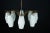 Mid-Century Modern Mid-Century Modern Chandelier with Eight Opaline Glass Shades, 1950s For Sale - Image 3 of 15