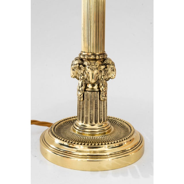 Art Deco Table Lamp with Cut Glass Shade and Glass Sticks, Vienna, Austria, 1920s For Sale - Image 12 of 18