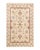 Ivory Mogul, One-of-a-Kind Hand-Knotted Area Rug in Ivory, 4' 1" x 6' 5" For Sale - Image 8 of 8
