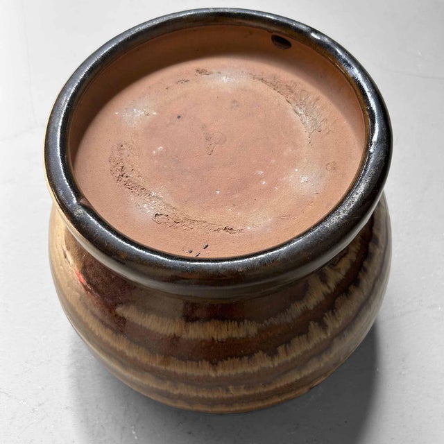 Vintage Japanese Ceramic Ikebana Flower Vase, 1970s For Sale - Image 10 of 12